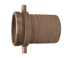 MA250 Dixon 2-1/2" King Short Shank Suction Male Coupling with NPSM Thread (Aluminum)