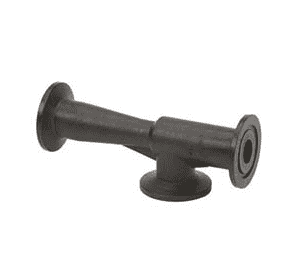 MHV200 Banjo Polypropylene Inductor - 2" Manifold Inductor with 1-1/2" Port - Pressure at Pump: 50 PSI - Volume Draw: 37 GPM - Opening Size: 5/16"