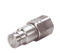 ML19FFP100143 Eaton MLFF Series ISO 16028 Flat Face/Dry Break Male Plug 1-11.5 Female NPT FKM Quick Disconnect Coupling (FD89-2002-16-12) Stainless Steel