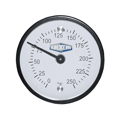 MT500 Dixon Magnetic Surface Mount Thermometer with a 2" Face - 0-500 deg. F Range