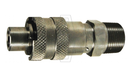 N4M6-S Dixon Valve 303 Stainless Steel N-Series Quick Disconnect 1/2" Bowes Interchange Pneumatic Nipple - 3/4"-14 Male NPTF