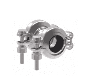 NH1650C400B0650 Aeroquip by Danfoss | Self-Restrained Flexmaster Coupling | 4.00 Pipe OD | Straight | Steel