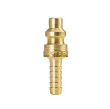 O-16 ZSi-Foster Quick Disconnect O60 Series 1/4" Plug - 1/4" ID - Hose Stem - Brass