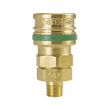 BLO-2903 ZSi-Foster Quick Disconnect O60 Series 1/4" Standard Socket - 1/8" MPT - Ball Lock, Brass