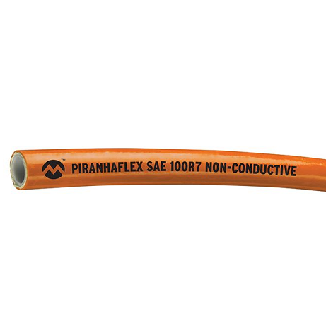 PFP354NC-04-250R Kuriyama Piranhaflex PLUS 100R7 - Orange - ID: 1/4" - OD: 0.496" - 2750 PSI - 250ft