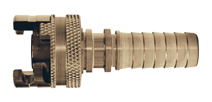PHL12SS Dixon 303 Stainless Steel Dual Lock Quick-Acting Coupling - Hose End Barb with Locking Sleeve - 3/4" Hose Shank Size
