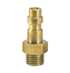 PJ8-2V ZSi-Foster Quick Disconnect Plug - .170" x 1/4" - Valve Core Brass (for Plastic and Metal Tubing)