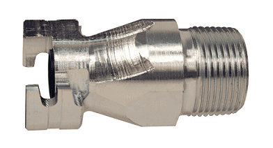 PM6 Dixon Plated Steel Dual Lock Quick-Acting Coupling - Male Pipe Thread - 3/8" NPT Thread Size