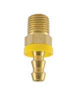 PM13S ZSi-Foster Push-On Hose Fitting - Brass Push-On Swivel - 3/8" Male NPT x 3/8" ID