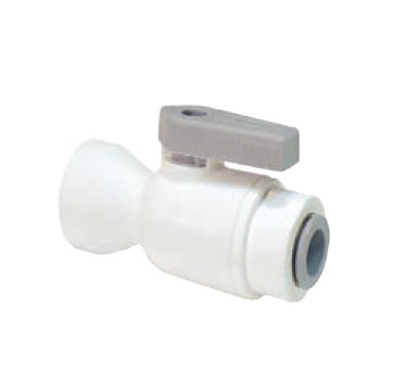 PP4VFC4-MG Dixon Valve TrueSeal Polypropylene Ball Valve - Female Connector - 1/4" Tube to 1/4" Female NPTF