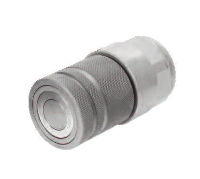 QC-FF25-F-16N by Couplamatic | Hydralic Quick Coupler | FF Series ISO 16028 Flat Face Coupler | 1" Body Size | 1-11-1/2 NPT Thread Size | Female