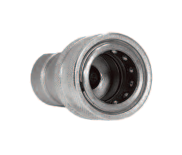 QC-SSIB06-F-04N by Couplamatic | Hydralic Quick Coupler | Stainless ISO B Series Coupler | 1/4" Body Size | 1/4-18 NPT Thread Size | Female