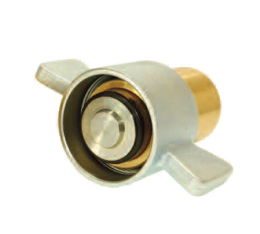 QC-WNG19-F-12N by Couplamatic | Hydralic Quick Coupler | WNG Series Brass Screw to Connect Coupler | 3/4" Body Size | 3/4-14 NPT Thread Size | Female