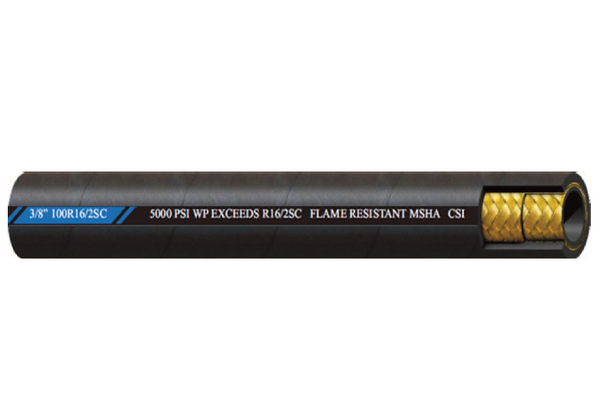 thumbnail image 2 of Gator 100R16-08 Hydraulic Hose – 1/2" ID X 50ft, 2-Wire, 5000 PSI, Flame Resistant 2 of 5