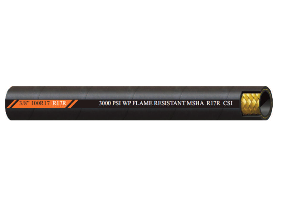 1/2" R17R Couplamatic Import 3000 PSI Two Wire Hydraulic Hose (SAE 100R17) (1SN Dimension) - 1/2" ID - 350ft