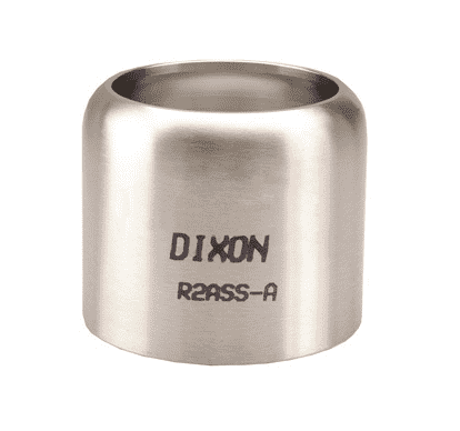 R2CSS-A Dixon 2" 304 Stainless Steel API 520-H Series Ferrule - Hose OD from 2-39/64" to 2-42/64"
