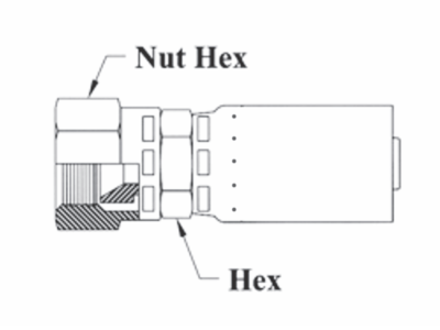 R509-8X8 Couplamatic R5 Series Coupling - JIC 37° - Female Swivel - 13/32" Hose ID - 3/4x16 Thread Size