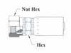 R509-32x32 Couplamatic R5 Series Coupling - JIC 37° - Female Swivel - 1-13/16" Hose ID - 2-1/2x12 Thread Size