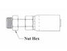 R518-5x5 Couplamatic R5 Series Coupling - Inverted Male - Straight - 1/4" Hose ID - 1/2x20 Thread Size