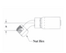 R525-4X4 Couplamatic R5 Series Coupling - JIC/SAE Dual Seat - 45° Female Swivel - 3/16" Hose ID - 7/16x20 Thread Size