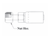 R530-4X4 Couplamatic R5 Series Coupling - O-Ring Face Seal (ORF) - Female Swivel - 3/16" Hose ID - 9/16x18 Thread Size