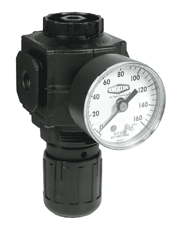 R73G-3RG Dixon Series 1 Regulators - 3/8" Compact with Gauge - 144 SCFM