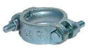 R88DB-12-DP Midland Heavy Duty Buchanan Double Bolt Clamp - R88 Series - Size: 1-1/8" - Clamp Range: 1-1/8" to 1-1/4" - Zinc Plated Ductile Iron Band / Zinc Plated Carbon Steel Bolt