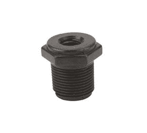 RB075-025 Banjo Polypropylene Pipe Reducing Bushing - 3/4" Male NPT x 1/4" Female NPT - 150 PSI (Pack of 10)