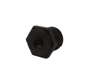 RB100-025 Banjo Polypropylene Pipe Reducing Bushing - 1" Male NPT x 1/4" Female NPT - 150 PSI (Pack of 10)