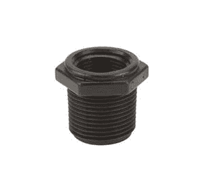 RB100-075 Banjo Polypropylene Pipe Reducing Bushing - 1" Male NPT x 3/4" Female NPT - 150 PSI (Pack of 10)