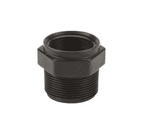 RB150-125 Banjo Polypropylene Pipe Reducing Bushing - 1-1/2" Male NPT x 1-1/4" Female NPT - 150 PSI (Pack of 10)