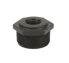 RB200-075 Banjo Polypropylene Pipe Reducing Bushing - 2" Male NPT x 3/4" Female NPT - 150 PSI (Pack of 10)