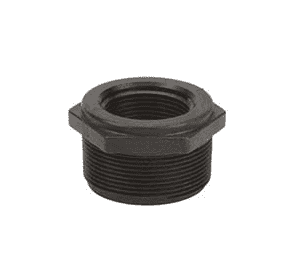 RB300-150 Banjo Polypropylene Pipe Reducing Bushing - 3" Male NPT x 1-1/2" Female NPT - 150 PSI