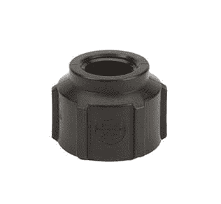 RC150-125 Banjo Polypropylene Pipe Reducing Coupling - 1-1/2" Female NPT x 1-1/4" Female NPT - 150 PSI (Pack of 10)