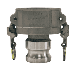 RDA4020EZ Dixon 4" x 2" 316 Stainless Steel EZ Boss-Lock Reducing Cam and Groove Coupler x Adapter