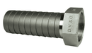 RSHR20 Dixon 1-1/2" Super King Long Shank NPSM Female Coupling - 316 Stainless Shank with Stainless Hex Nut - 4-1/8" Shank Length