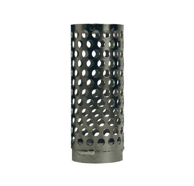 RSS20 Dixon Long Thin Strainer (Round Hole Type) - 1-1/2" NPSM Size - Zinc Plated Steel