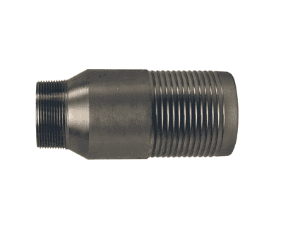 RST1005 Dixon 316 Stainless Steel Jump Size King Combination Nipple - 1" Hose Shank x 3/4" NPT Threaded End