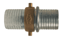 SB33 Dixon 1" King Short Shank Suction Complete Coupling with NPSM Thread (Plated Iron Shank with Brass Nut)