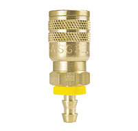 SG1513 ZSi-Foster Quick Disconnect 1-Way Manual Sleeve Guard Socket - 1/4" ID - Brass - Push-On Hose Stem