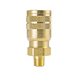 SG3303 ZSi-Foster Quick Disconnect 1-Way Manual Sleeve Guard Socket - 3/8" MPT - Brass