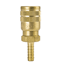 SG3703 ZSi-Foster Quick Disconnect 1-Way Manual Sleeve Guard Socket - 3/8" ID - Brass - Hose Stem