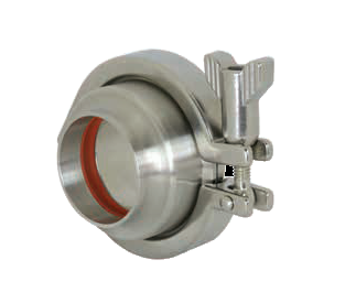 SJSS100BB-20 Dixon Valve SJSS Series Swivel - 1" Straight Weld x Weld - Style 20 - 316L Stainless Steel