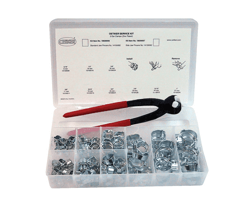 SK1098 Dixon Clamp Service Kit - Contains Zinc Plated 2-Ear Clamps