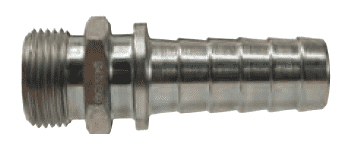 SLS417 Dixon Long Shank Male Coupling - 1/2" Hose ID x 3/4" GHT Thread - Plated Steel