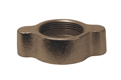SLS4 Dixon 1/4" Plated Steel GJ Boss Ground Joint Seal - Wing Nut