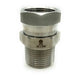 SS1404-06-06 Midland 3/8" Male NPT x 3/8" Female NPSM Swivel Adapter - 316 Stainless Steel