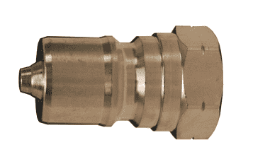 SS17-363 Dixon 3/8" 303 Stainless Industrial Hydraulic Quick-Connect Poppet Valve Plug - 3/8"-18 NPTF Thread