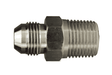 SS2404-12-12 Dixon 316 Stainless Steel 1-1/16"-12 Male 37 deg. Flare JIC x 3/4"-14 Male NPTF