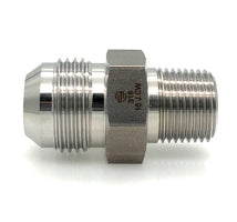 SS2404-08-08 Midland 1/2" Male JIC 37° Flare x 1/2" Male NPT Adapter - 316 Stainless Steel